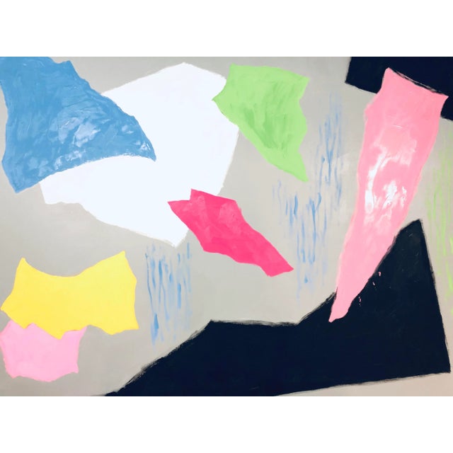 2000 - 2009 Larry Kessler Composition II Abstract Oil on Canvas Painting, 2007 For Sale - Image 5 of 8