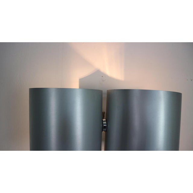 Silver Silver Wall Adjustable Lamp by Giuliano Cesari for Nucleo Sormani, Italy, 1960s For Sale - Image 8 of 18