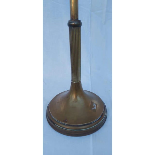 Ministerial Brass Lamp For Sale - Image 4 of 6