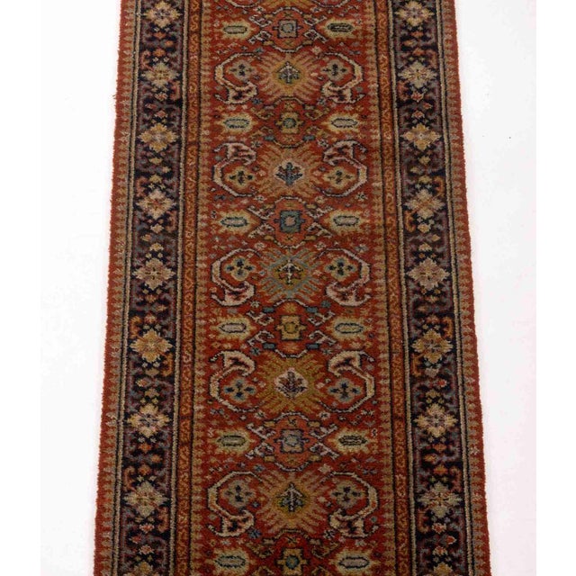 Traditional Persian Heriz Runner, 8' 10" X 2' 3" For Sale - Image 3 of 9