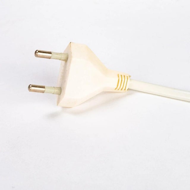 White Bishop Table Lamp by Ivan Jakeš for Lighting Glass Valašské Meziříčí, 1970s For Sale - Image 8 of 11