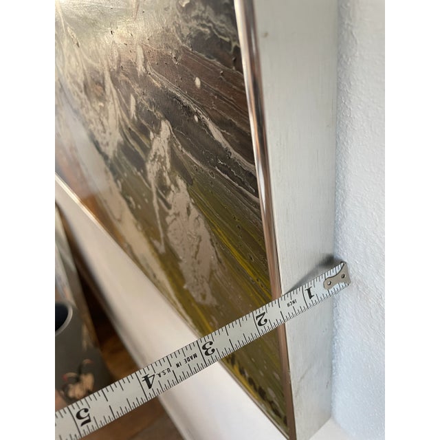 Mid-Century Modern Multicolored Abstract Expressionist Signed Painting For Sale - Image 12 of 13