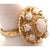 14 Karat Yellow Gold Ring With Opal Cluster, Size 8.75 For Sale - Image 12 of 12