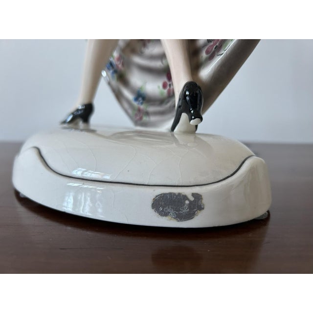 Art Deco Sculpture of a Dancer from Goldscheider, Austria, 1920s For Sale - Image 18 of 18