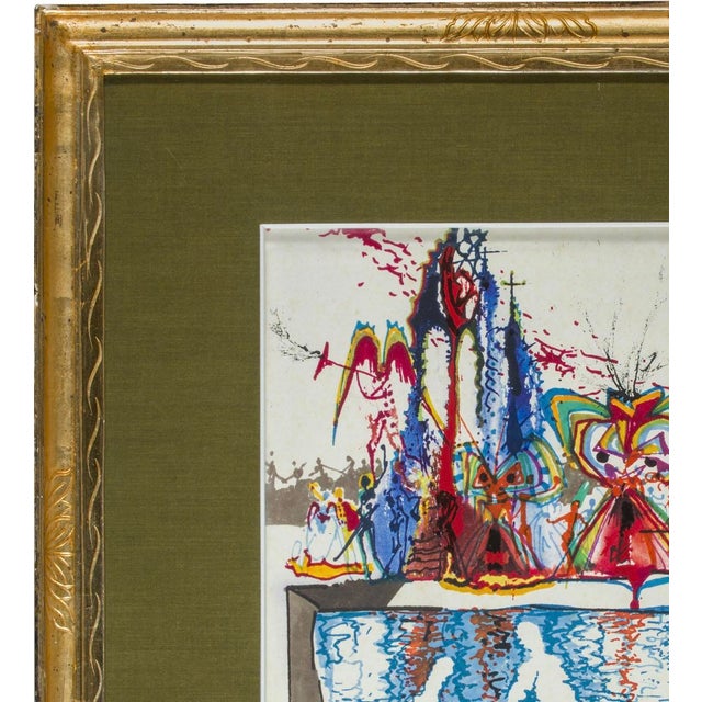 Paper Salvador Dali, Abstract Composition, 1970s, Silkscreen For Sale - Image 7 of 13