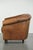 1990s Vintage Worn Sheepskin Club Armchair For Sale - Image 5 of 14