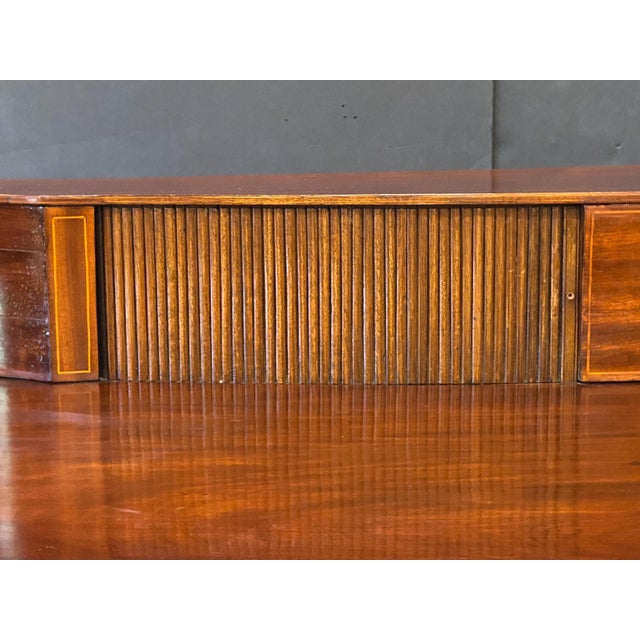 Chestnut English Sideboard Console Server of Inlaid Mahogany From the Georgian Era For Sale - Image 8 of 8