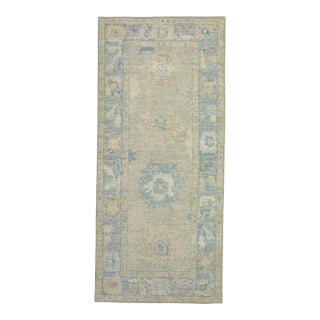 Turkish Oushak Runner Rug 3' x 6'9" #17303 For Sale