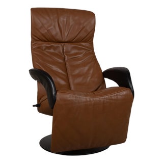 Yoga Mono Move Armchair in Brown Chestnut with Manual Function by JORI For Sale