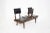 Vintage Italian Bench with Black Leather Seats For Sale - Image 9 of 10