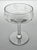 1940s Vintage Set of 7 Coupe Optic Etched Flower Champagne Glasses For Sale - Image 4 of 5