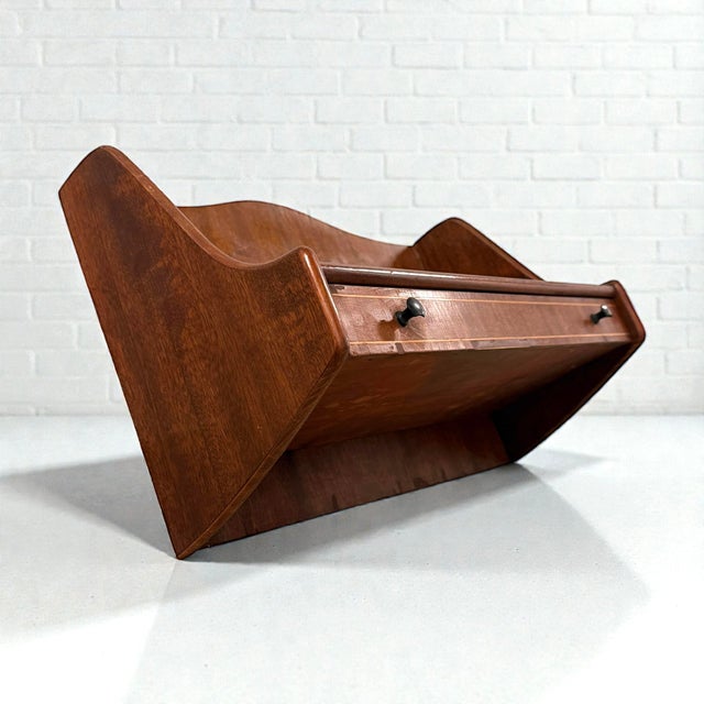 Vintage Danish Wall-Mounted Nightstands in Teak, 1960s, Set of 2 For Sale - Image 5 of 7