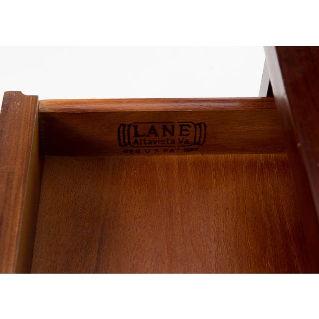 Paul McCobb Delineator Lane Altavista Walnut Chrome Cabinet Nightstand For Sale - Image 11 of 12