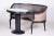 Small Black Oval Coffee Table attributed to Otto Prutscher, 1890s For Sale - Image 6 of 12