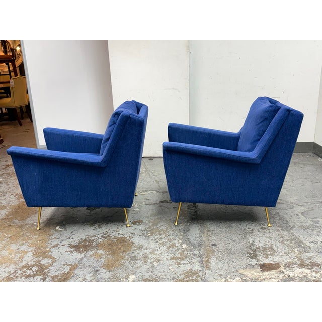 West Elm West Elm Carlo Mid Century Arm Chairs, Pair For Sale - Image 4 of 12
