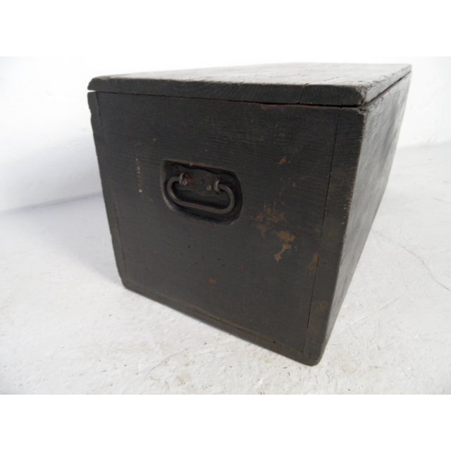 Antique Chest with Inscription, 1890s For Sale - Image 6 of 10