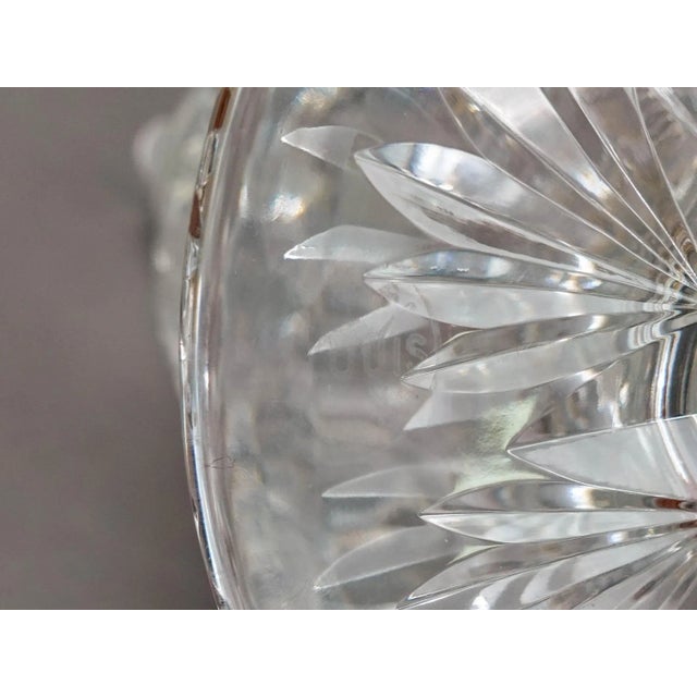 Mid 20th Century St. Louis France Florence Pineapple Cut Crystal Wine Decanter With Stopper For Sale - Image 10 of 10