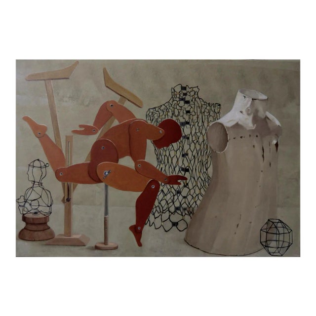 Claudine Picard, Mannequins, 2017, Oil on Canvas For Sale