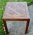 Henredon Henredon Oak Square Table Parquet Top Reeded Parsons Legs Mid Century End For Sale - Image 4 of 14