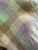 Mint condition mohair blanket- made in Scotland in green, lavender, and brown plaid