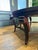 Mid 20th Century Attributed to Hickory Chair Company Flame Mahogany Round Coffee Table With Brass Sabots For Sale - Image 5 of 12