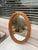 Mid-Century Modern Mid-Century Large Oval Rope Mirror Adrien Audoux & Frida Minet For Sale - Image 3 of 7