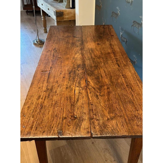 Vintage Farmhouse Table, 1890s For Sale - Image 4 of 11