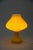 Glass Yellow Table Lamp by Valasske Mezirici, 1970s For Sale - Image 6 of 7