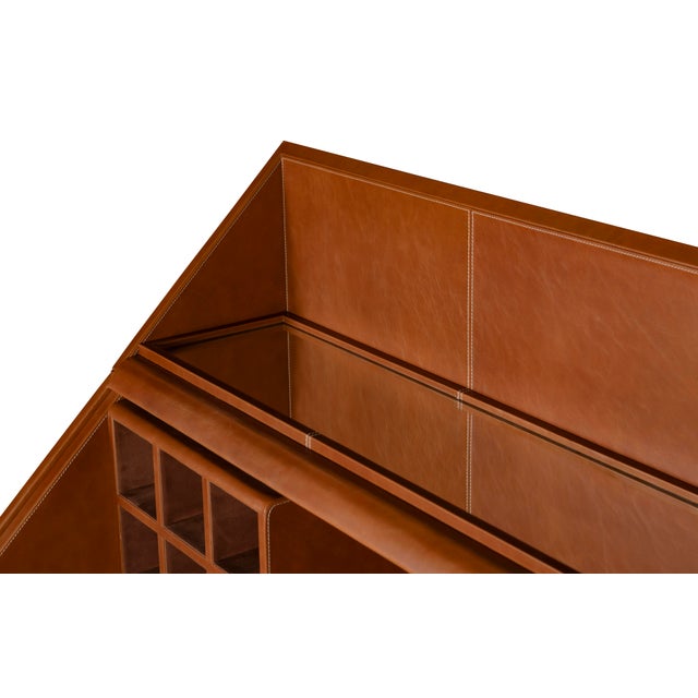 2020s Maitland-Smith Ravenwood Bar Cabinet For Sale - Image 5 of 6