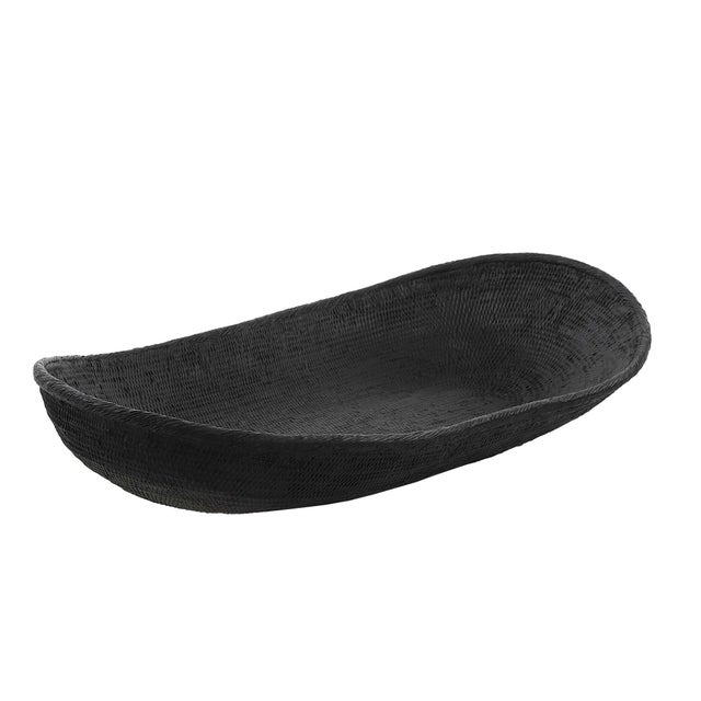 2020s Ember Weave Indoor-Outdoor Oblong Bowl For Sale - Image 5 of 9