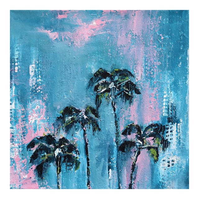 "Palms" Original Artwork by Ivana Milosevic For Sale