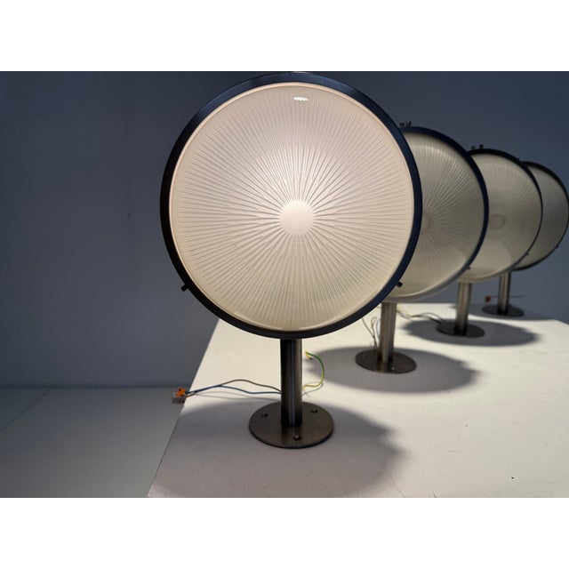 Metal Large Gamma Wall Lamps by Sergio Mazza for Artemide, 1960s, Set of 2 For Sale - Image 7 of 8