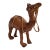 1960s Brown Leather Camel Figurine For Sale