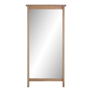 Marina Oak Floor Mirror For Sale