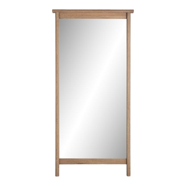 Marina Oak Floor Mirror For Sale