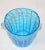 Mid-Century Modern Vintage Venini Murano Light Blue White & Clear Wine Cooler Ice Bucket Italy 1970 For Sale - Image 3 of 13