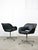 Vintage Italian Black Leatherette and Chrome Swivel Chair, 1970s For Sale - Image 17 of 18