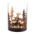 Kenneth Ludwig Chicago Cut Metal Deer and Forest Candle Holder (Set of 2) For Sale - Image 4 of 5