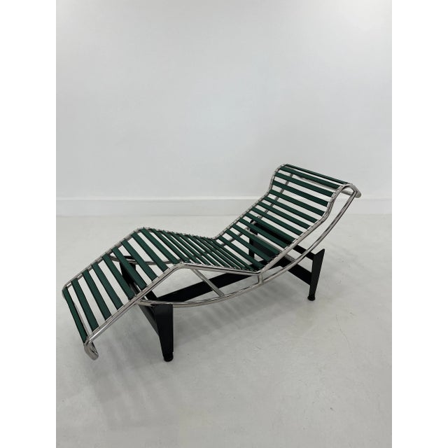 Beige LC4 Chaise Longue by Le Corbusier for Cassina, 1970s For Sale - Image 8 of 15