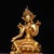 Traditional Vintage Gilt Bronze Green Tara Statue Buddhist Deity Sculpture 8.3" For Sale - Image 3 of 9