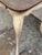 Swedish Faux Porphyry Top Side Table + Drawer, Vintage For Sale - Image 4 of 12