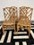Set of 4 Vintage Rattan & Bamboo Chinoiserie Dining Chairs For Sale - Image 9 of 11