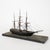 An exceptional antique three-masted schooner model, dating to the late 19th to early 20th century, showcasing fine...