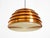 Mid-Century Modern Vintage Swedish Copper Slat Pendant Lamp by Hans-Agne Jakobsson for Markaryd, 1960s For Sale - Image 3 of 18