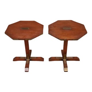 Late 20th Century Harrods Kennedy Campaign Side Tables - Set of 2 For Sale