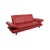 Modern Three-Seater Sofa in Red Leather from Koinor Rossini For Sale - Image 3 of 15
