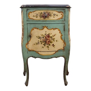 Italian Vintage 1940s Hand Painted Stand For Sale