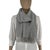 Yves Saint Laurent Yves Saint Laurent Grey Solid 100% Wool Scarf For Sale - Image 4 of 8