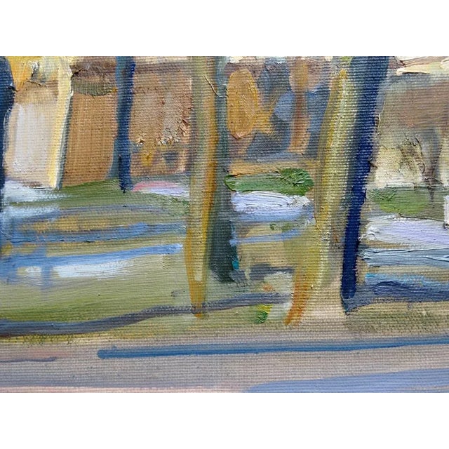 Valery Bayda, Town, The Embankment, 2017, Oil on Canvas For Sale - Image 6 of 7