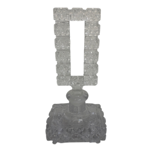 Beautifully Etched Perfume Decanter 10930's